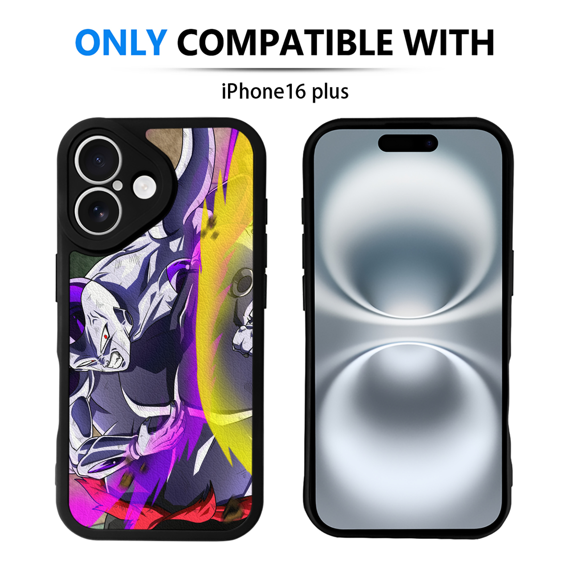 （画像用） ドラゴンボール DRAGON BALL 【iPhone 16シリーズ対応】シリコンスマホケース（レザー調） 材質：シリコン